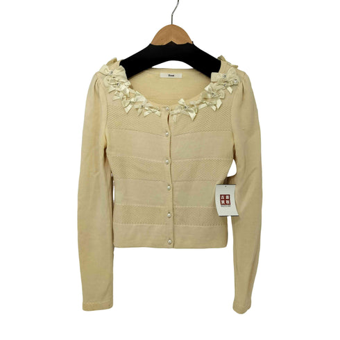 ルネ Rene リボンパールビジューカーディガン レディース JPN:34